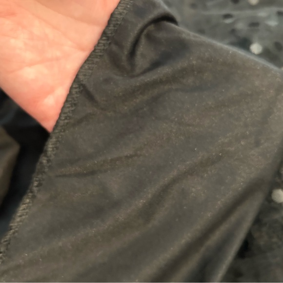 NWT Women’s Plus Size 3X Polka Dot Shear Lined Black Skirt - Picture 7 of 7